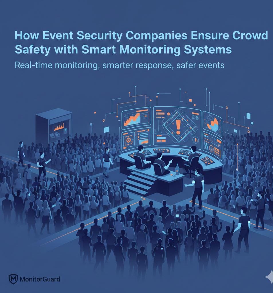 How Event Security Companies Ensure Crowd Safety with Smart Monitoring Systems