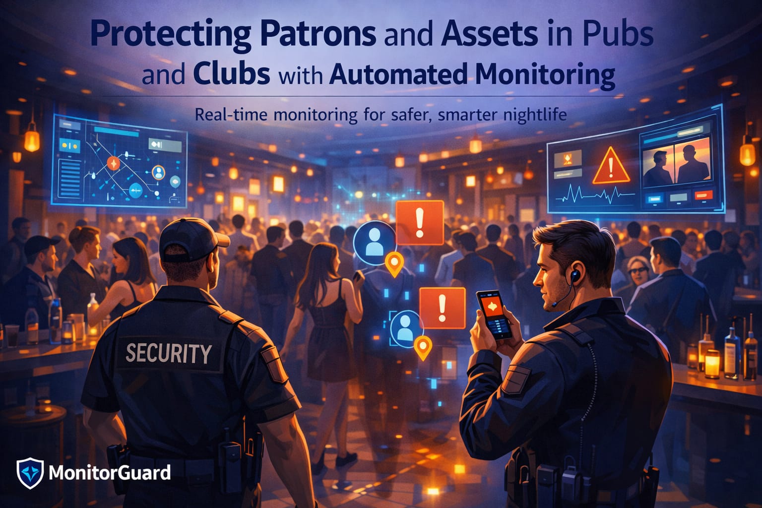 Protecting Patrons and Assets in Pubs and Clubs with Automated Monitoring