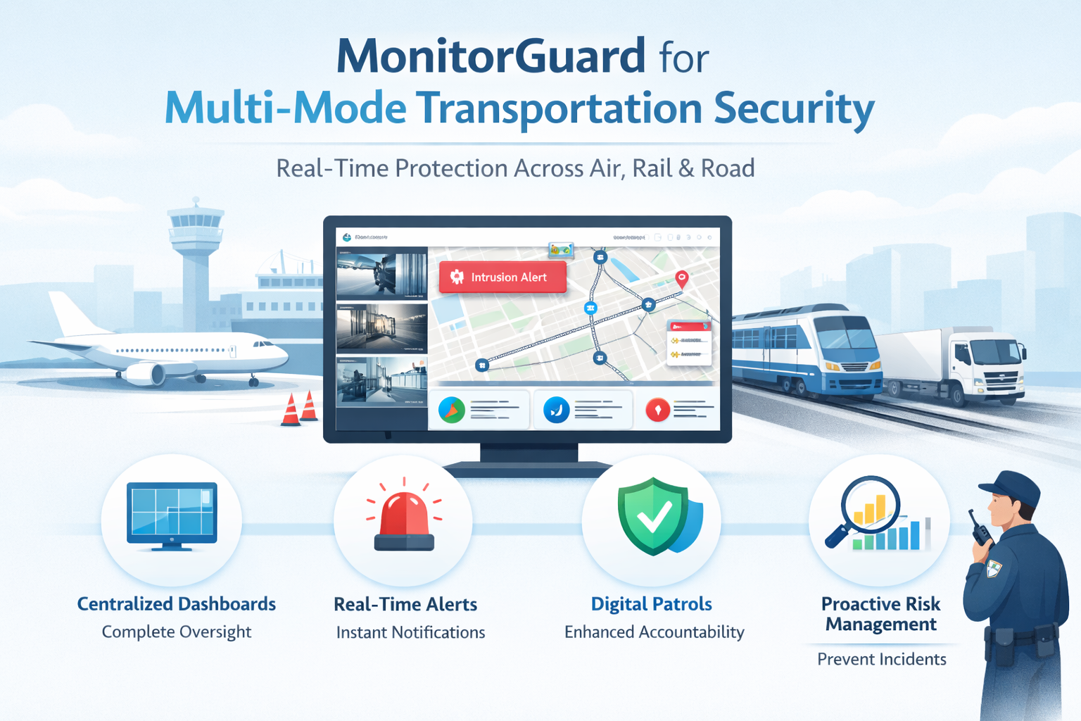 MonitorGuard for Multi-Mode Transportation Security