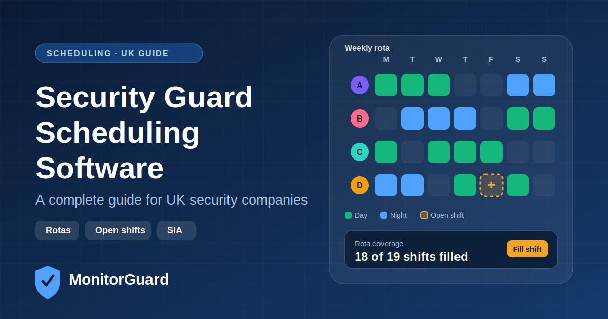 Security Guard Scheduling Software UK: Complete Guide